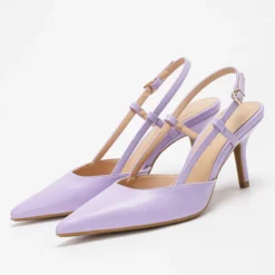 Concise Thin High Heels Women Sexy Pointed Toe Slingbacks Heeled Sandals Elegant Women Heels Comfortable Office Shoes for Women
